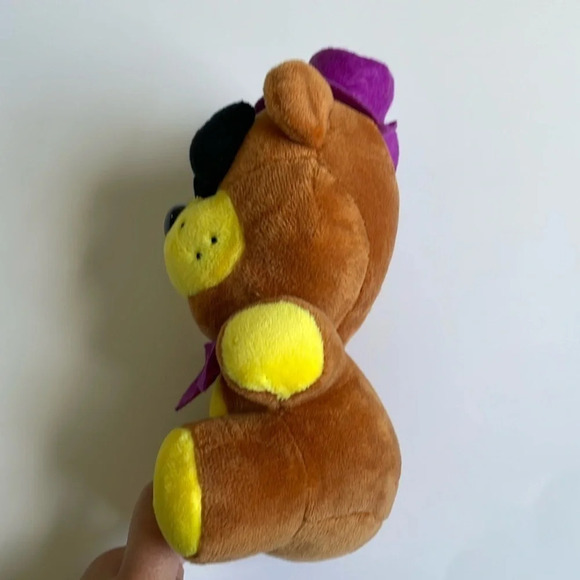 Five Nights at Freddys Golden Freddy Stuffed Bear Animal Stuffy Bowtie Tophat - Picture 4 of 7